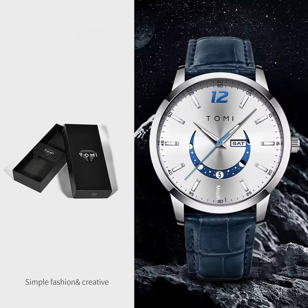 Herren Quarz-Armbanduhr