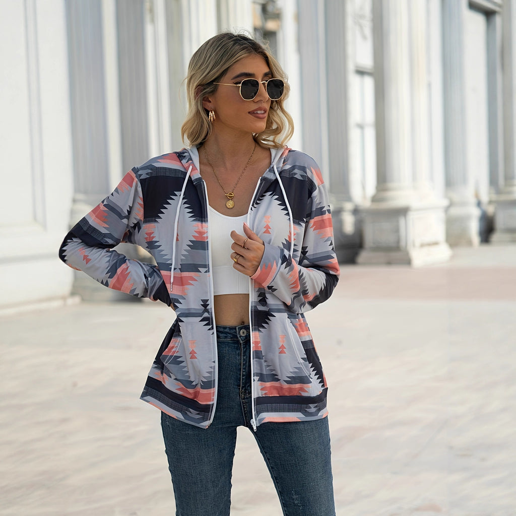 Bedruckter Hoodie für Damen
