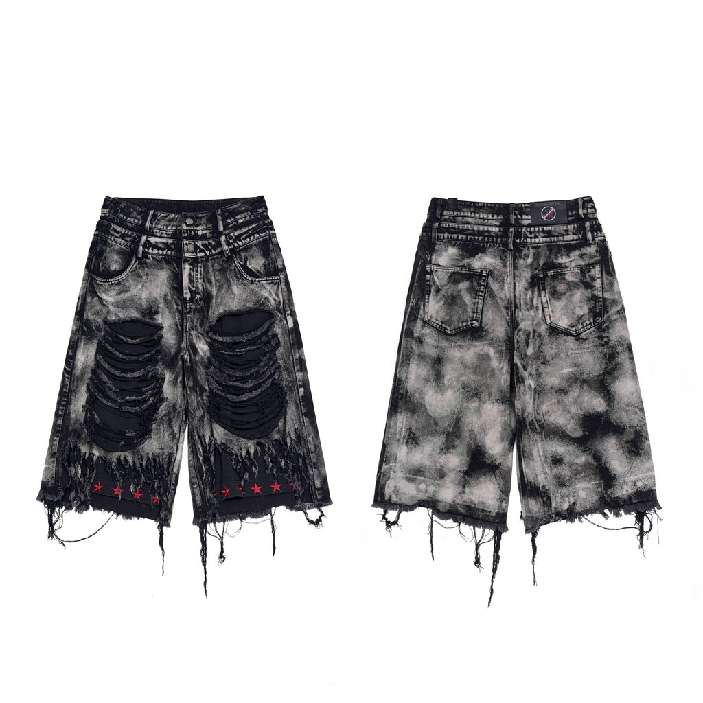 Herren Kurzjeans mit Doppelbund