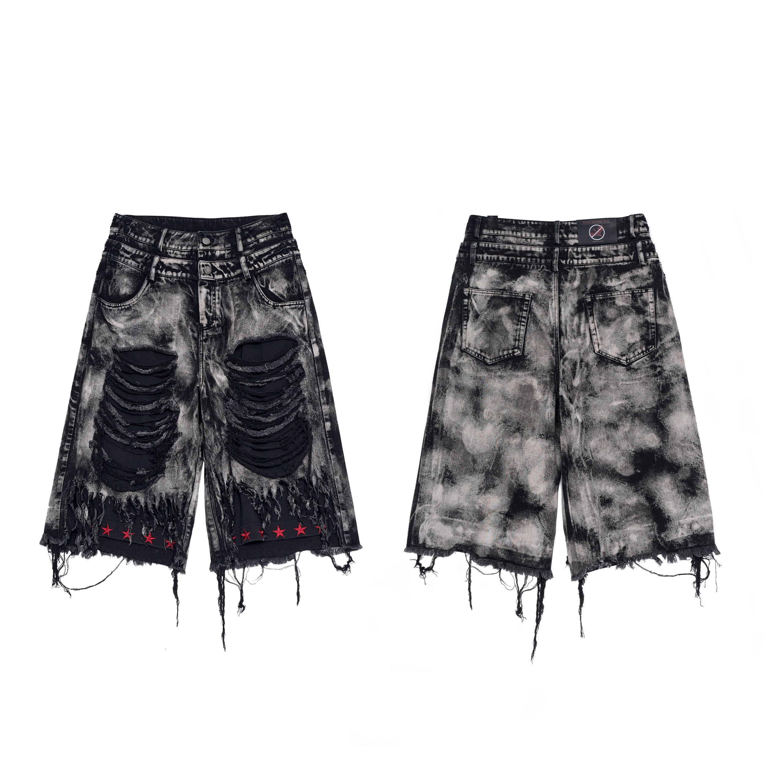 Herren Kurzjeans mit Doppelbund
