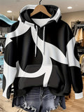 Kapuzenpullover mit 3D-Print für Damen