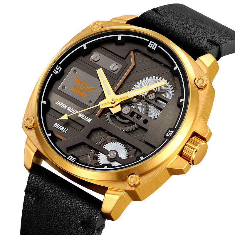 Quarz-Armbanduhr für Herren, wasserdicht