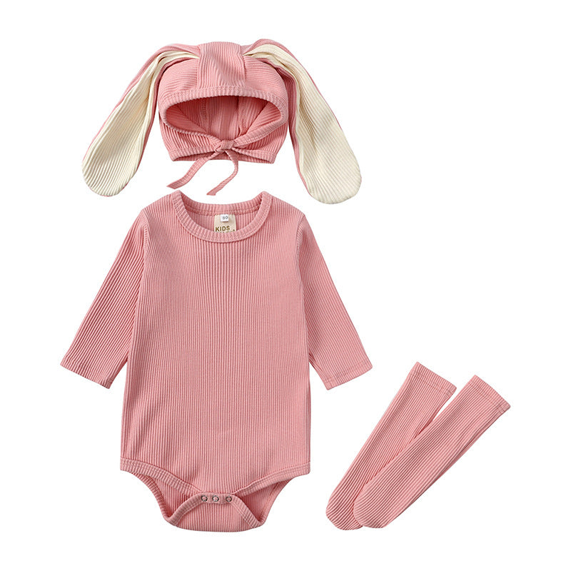 Baby-Strampler mit Hasenohren – Dreiteiler – Bild 8 | LuxeStyle