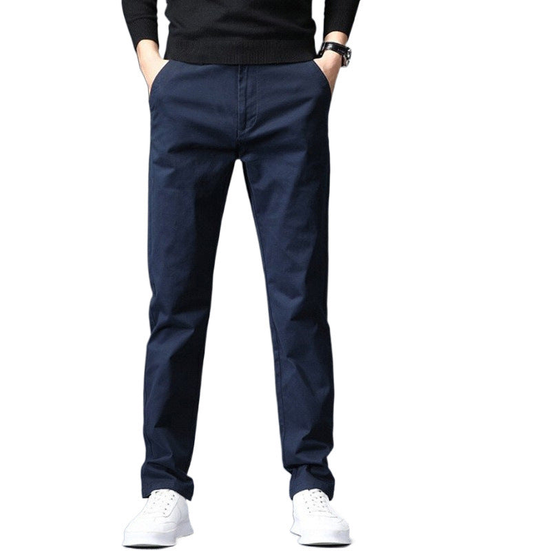 Gerade geschnittene Stretch-Freizeithose für Herren