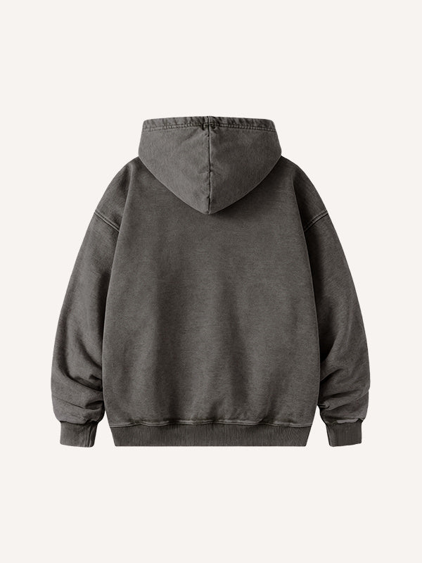 Freizeit-Pullover aus Baumwolle mit Print