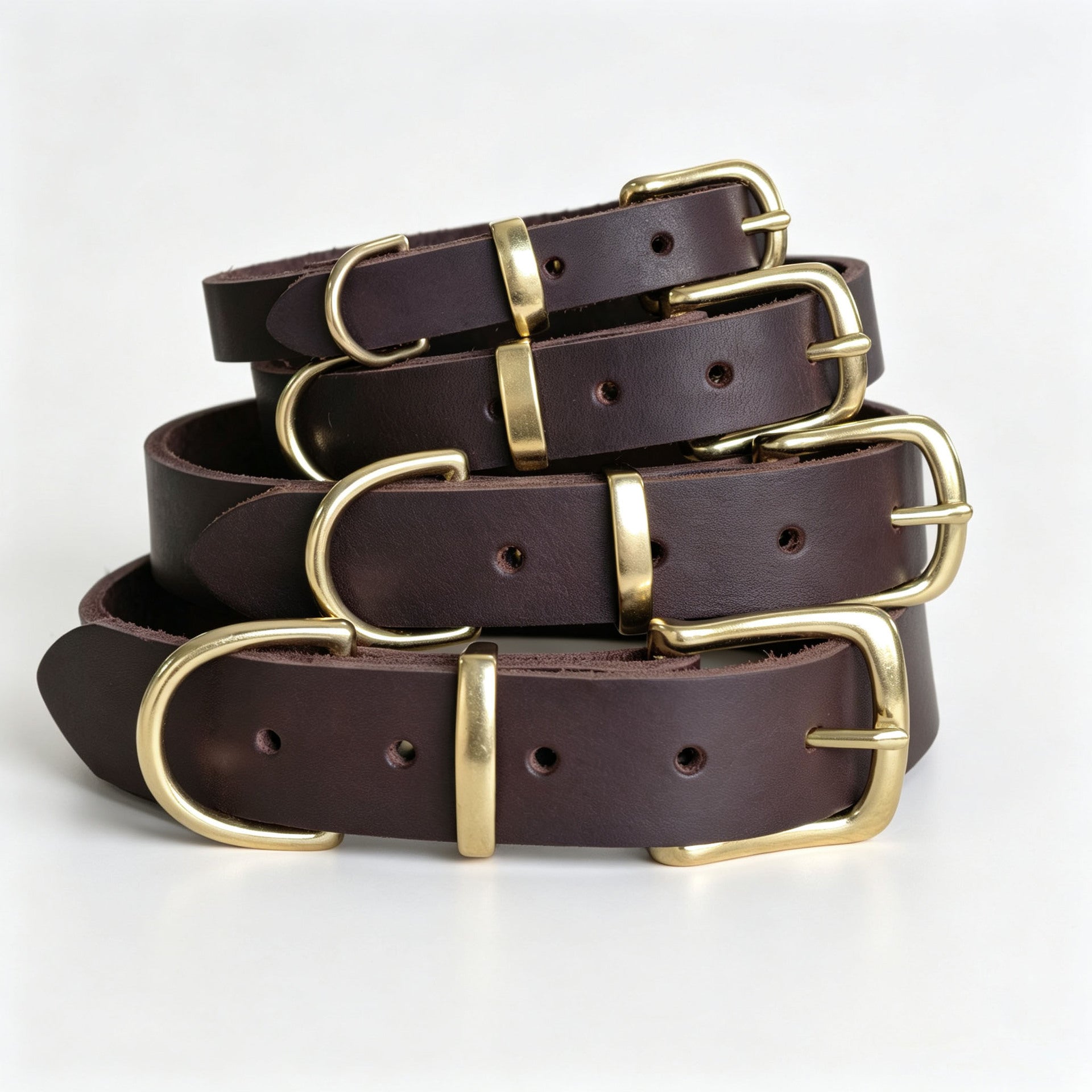 Vintage-Halsband für Haustiere mit Messing