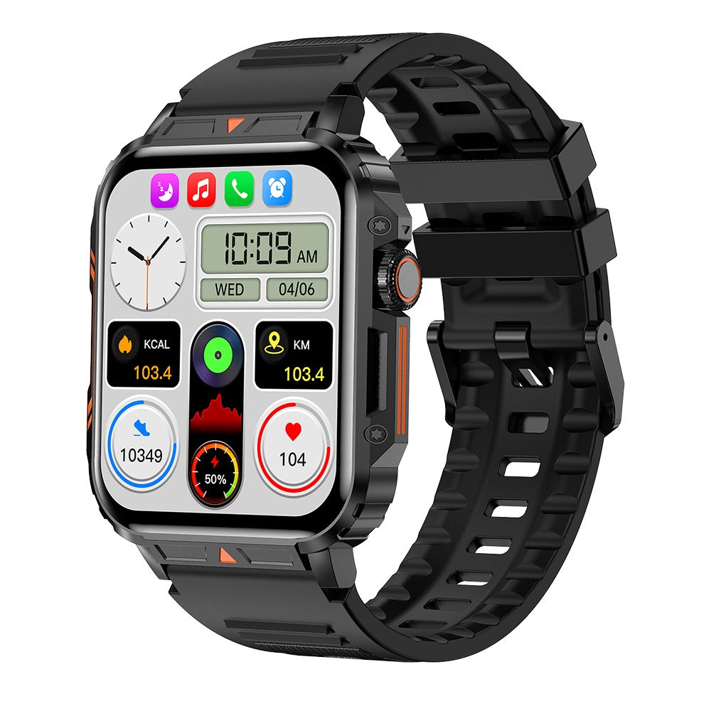 Smart-Armbanduhr mit Anruf- und Fitness-Funktionen