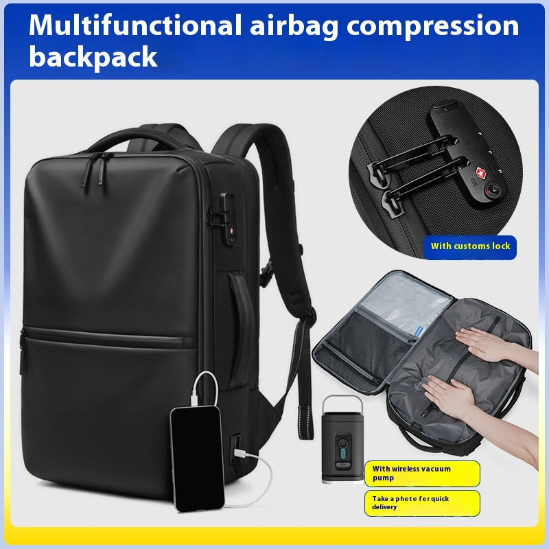 Vielseitiger Business Rucksack mit Kompressionsfunktion – Bild 5 | LuxeStyle