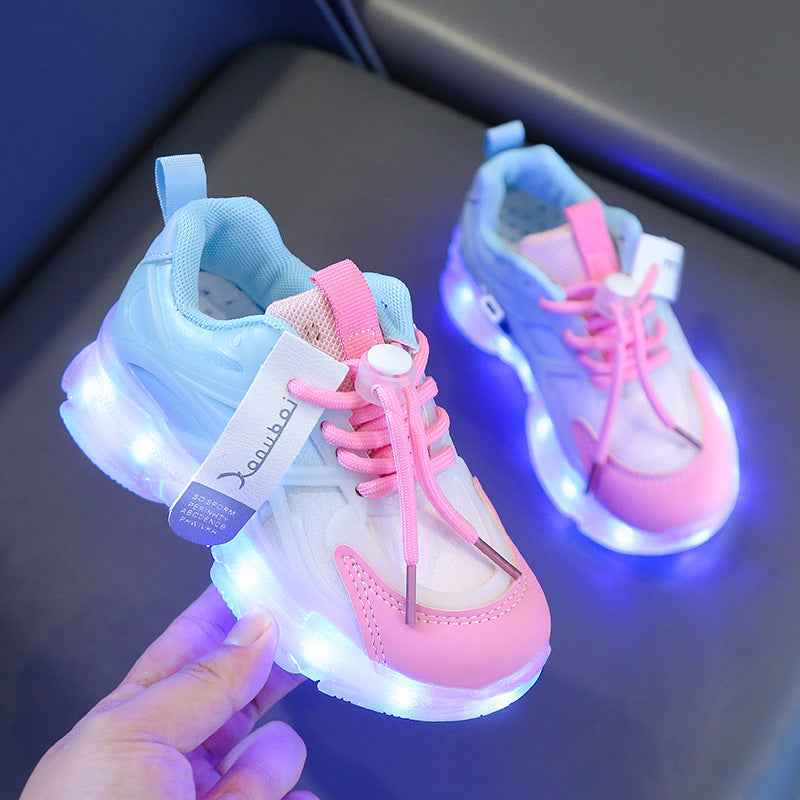 Leuchtende Kinder-Sneaker