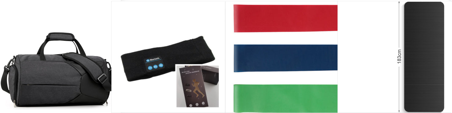 Bluetooth-Stirnband für Fitness & Yoga
