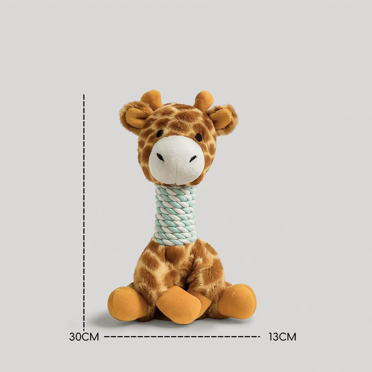 Giraffe & Waschbär Baumwollseil-Spielzeug