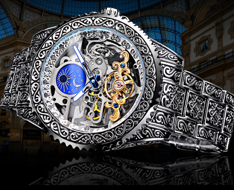 Mechanische Herrenuhr im Retro-Design – Bild 9 | LuxeStyle