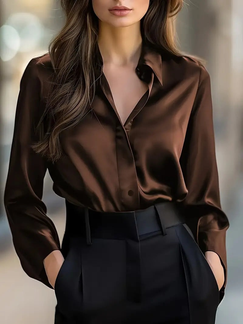 Elegantes Langarmhemd