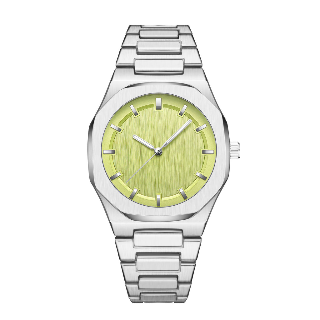 Oktogonale Herrenuhr mit grossem Zifferblatt – Bild 2 | LuxeStyle