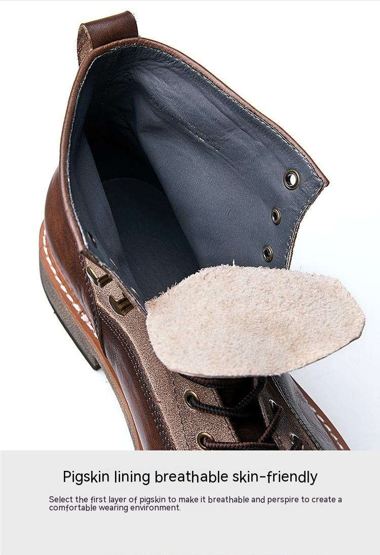 Motorradlederstiefel Herren braun – Bild 16 | LuxeStyle