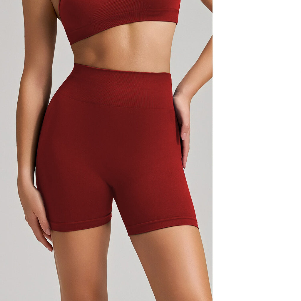 High-Waist Yoga Shorts mit Bauchkontrolle