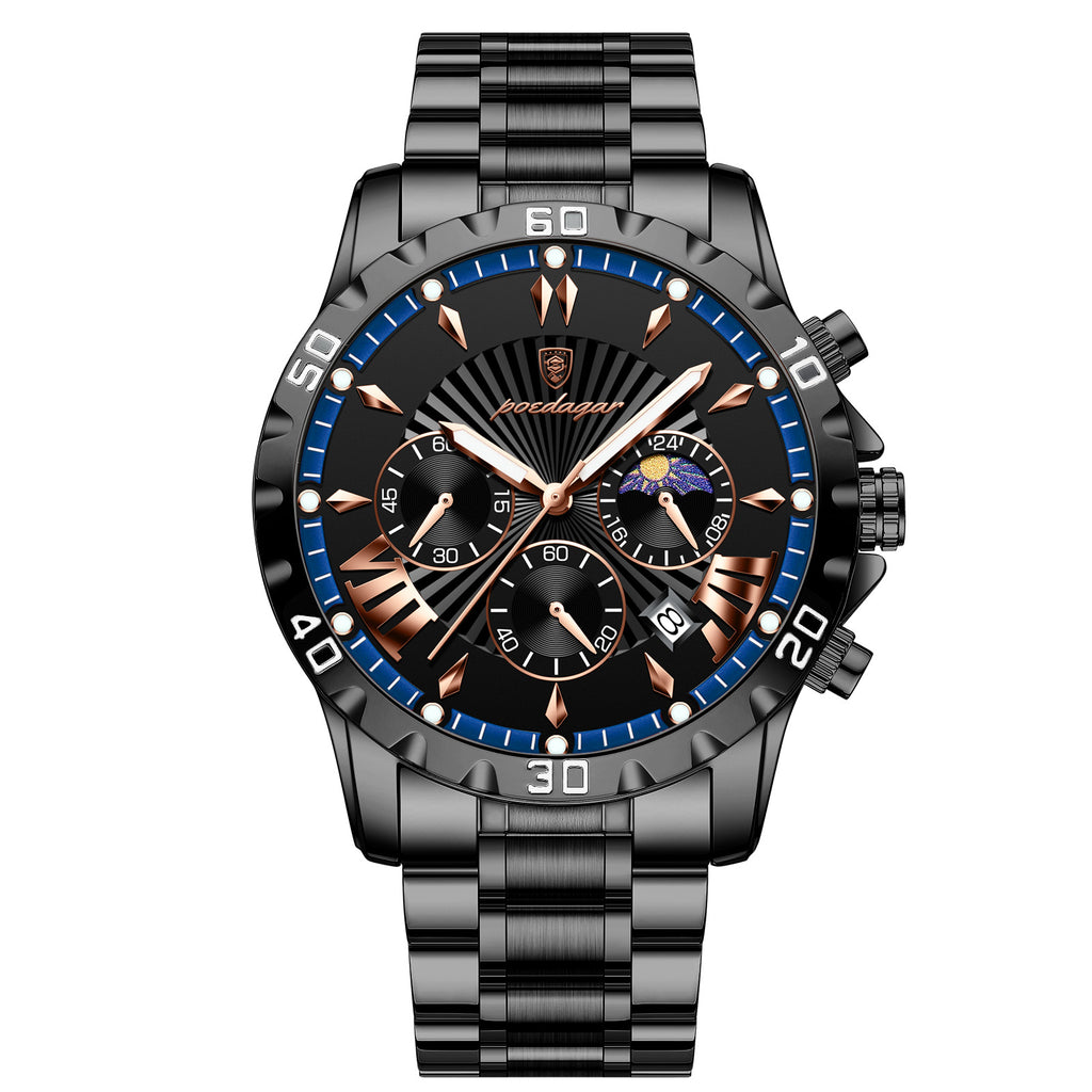 Mondphasen-Armbanduhr für Herren