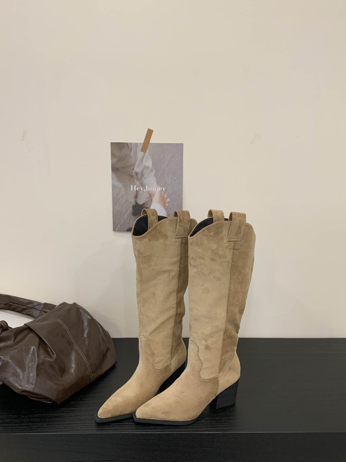 Vintage Western Cowboystiefel in Kaffee – Bild 4 | LuxeStyle