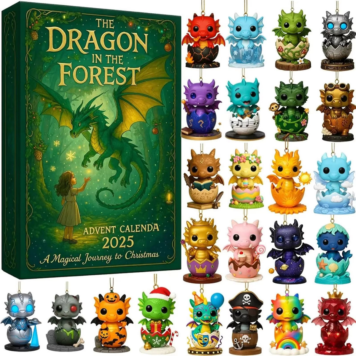 Forest Dragon Adventskalender aus Acryl – Bild 5 | LuxeStyle