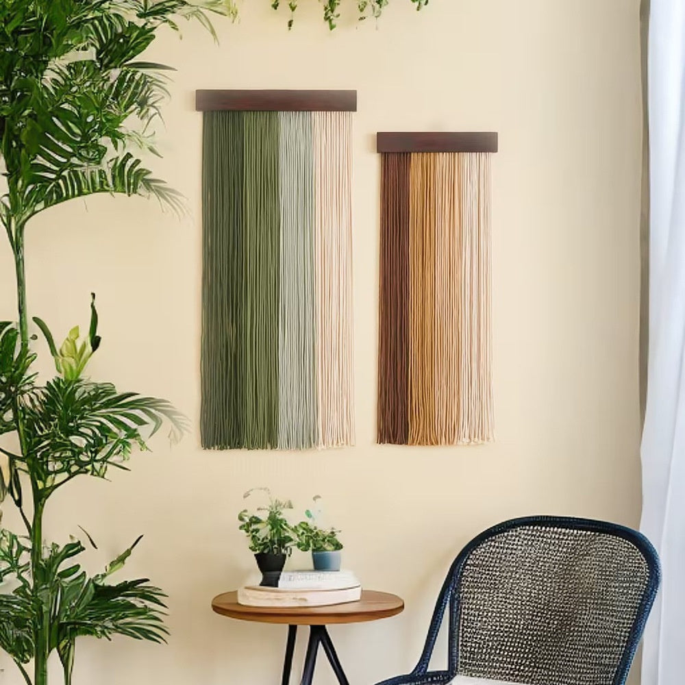 Handgewebter Wandteppich aus 100 % Baumwolle – Bild 6 | LuxeStyle