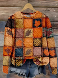 Damen Pullover Sweatshirt mit Print