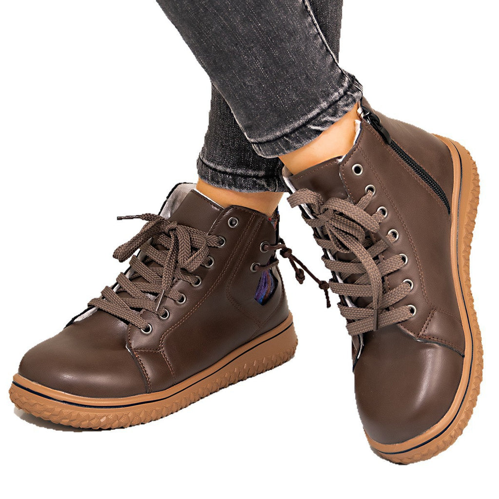 Winter-Boots mit Schnürung