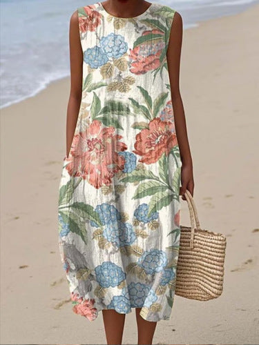 Sommerliches Freizeitkleid mit Taschen – Bild 1 | LuxeStyle