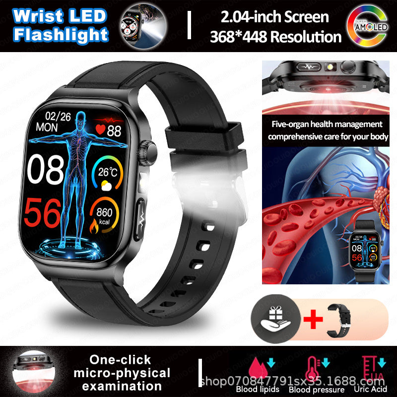 Smartwatch mit Bluetooth-Telefonie und Taschenlampe – Bild 11 | LuxeStyle