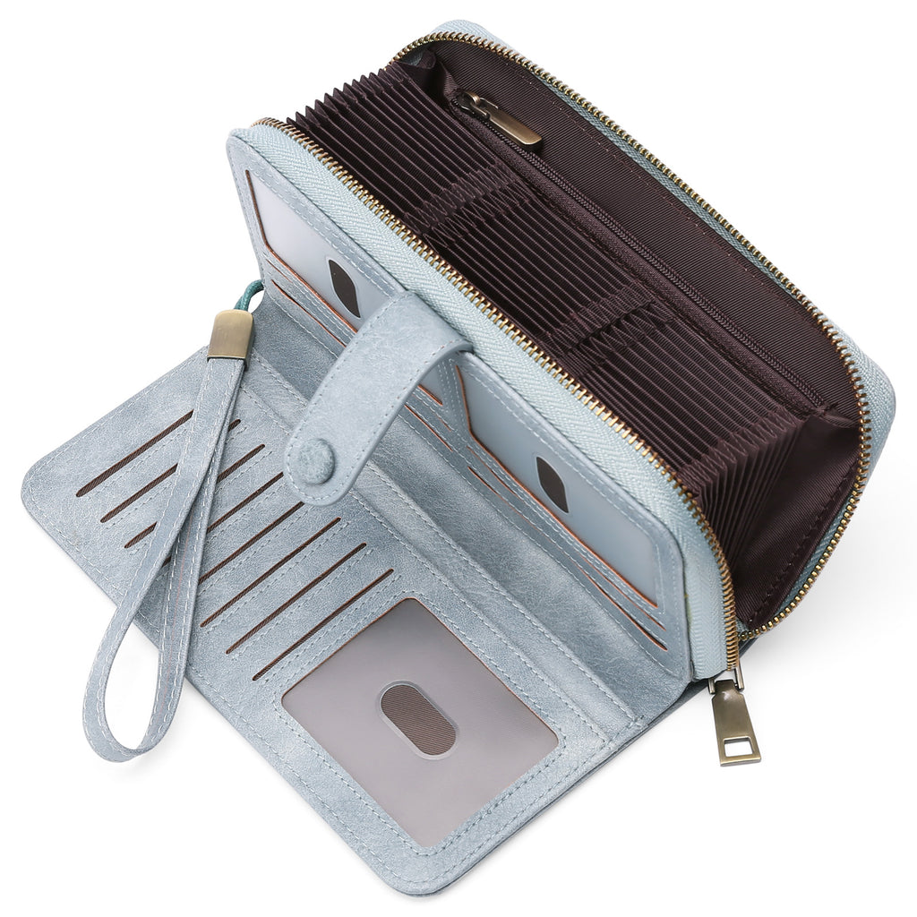 Erweiterbarer Kartenhalter Damen Langwallet – Bild 5 | LuxeStyle