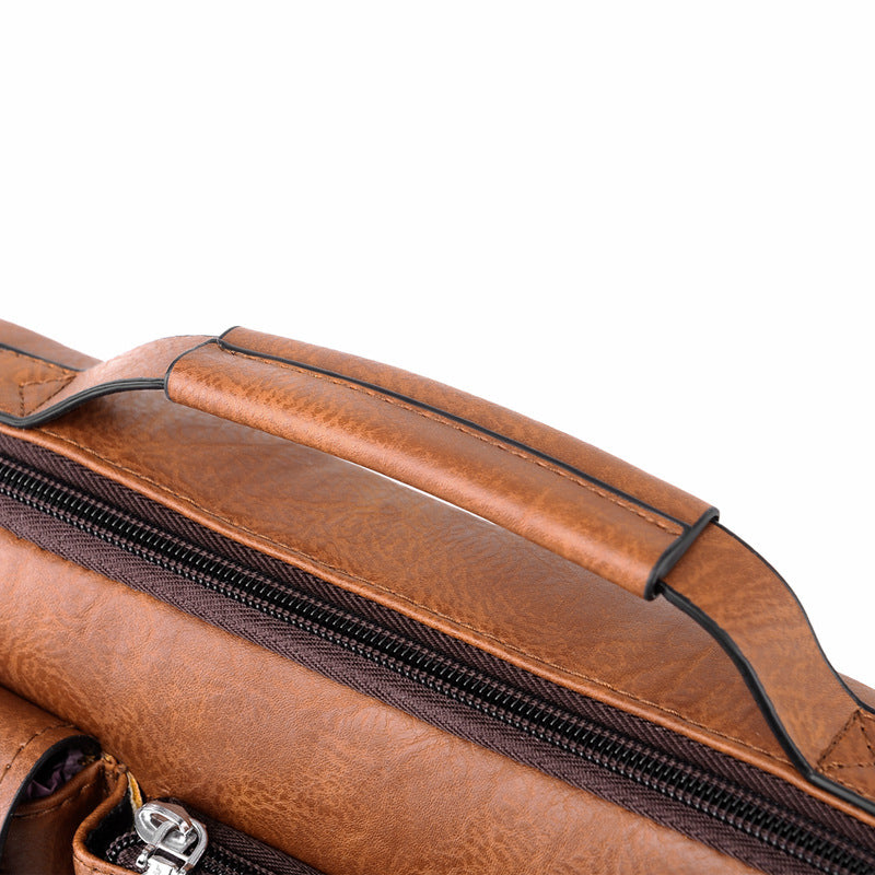 Business Schultertasche aus PU-Leder – Bild 4 | LuxeStyle