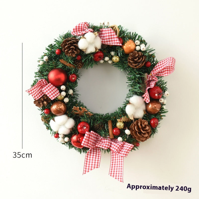 Weihnachtsgirlande mit Bogenkranz – PVC – Bild 3 | LuxeStyle