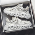 Herren Sneaker atmungsaktiv dicksohlige Höhe modisch universell