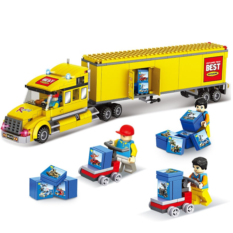 City Container Lastwagen Bausteine – Bild 1 | LuxeStyle