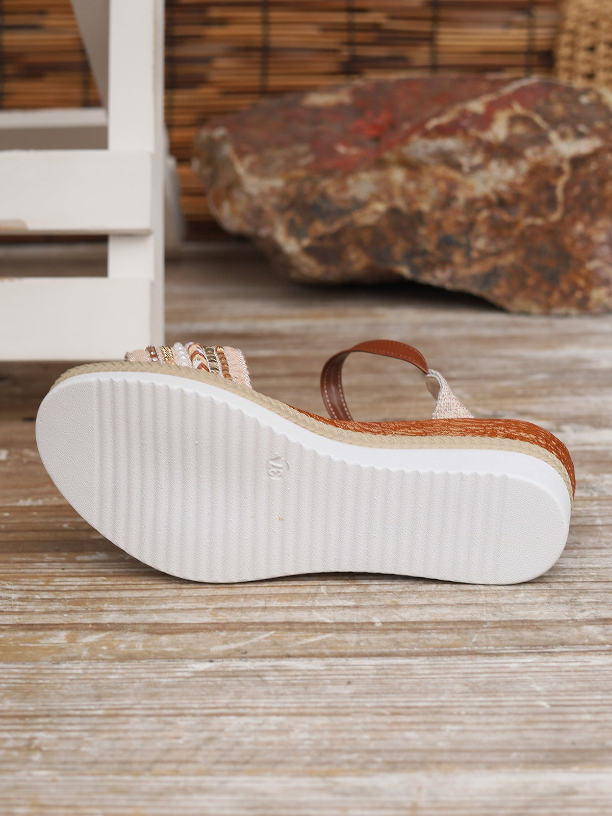 Sandalen mit Hanfseil- und Plateau-Sohle – Bild 2 | LuxeStyle