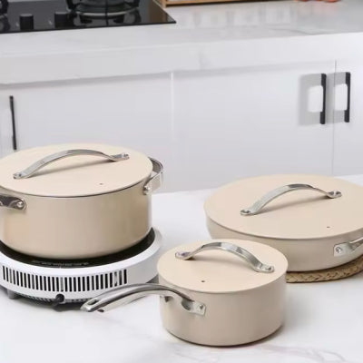 Wok-Set aus Aluminium und Keramik – Bild 6 | LuxeStyle