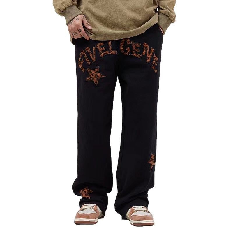 Bestickte Freizeithose für Herren