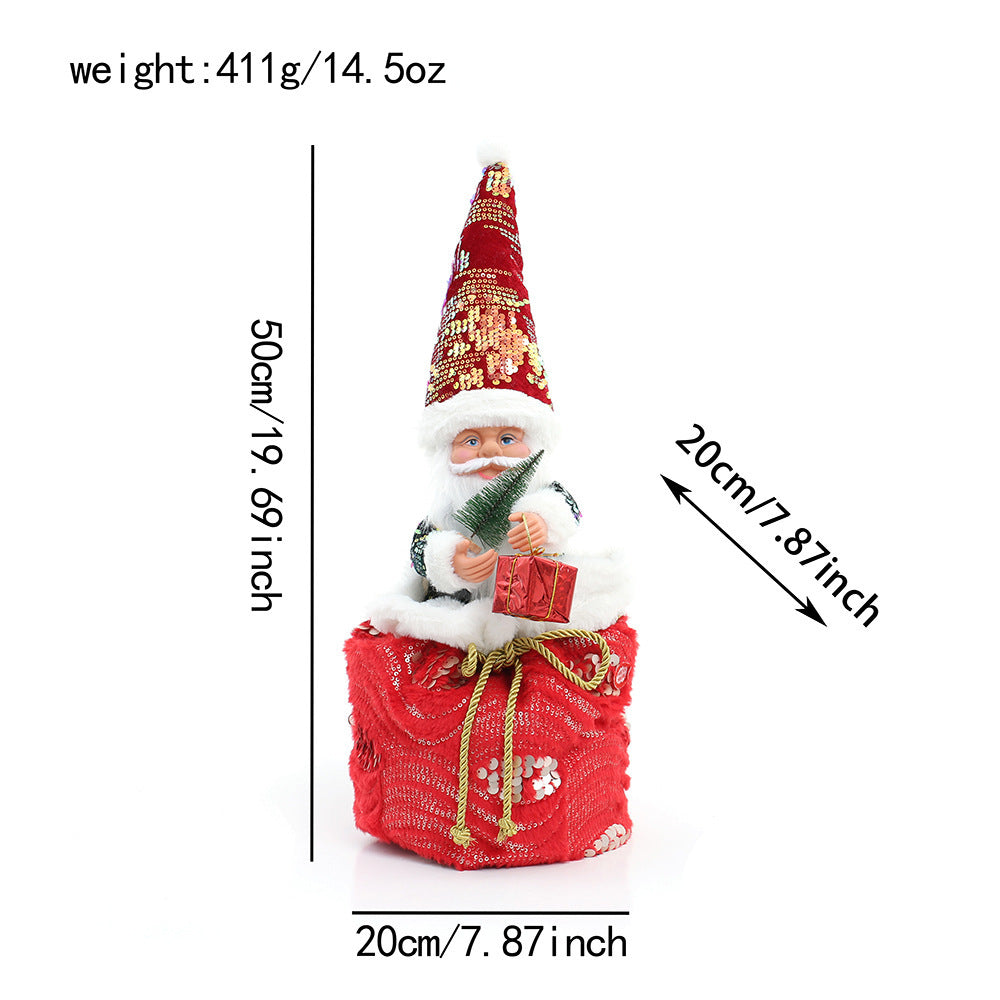 Tanzender Weihnachtsmann-Globus aus Plastik – Bild 6 | LuxeStyle
