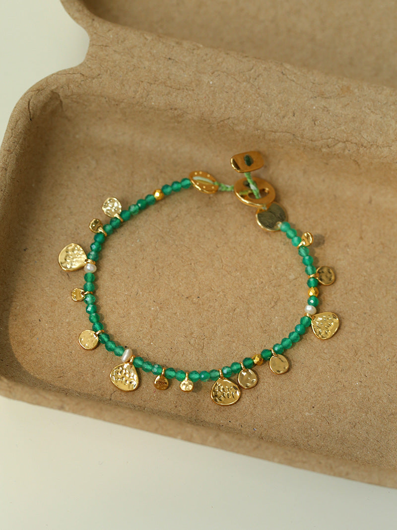 Armband mit Naturstein, handgewoben – Bild 7 | LuxeStyle