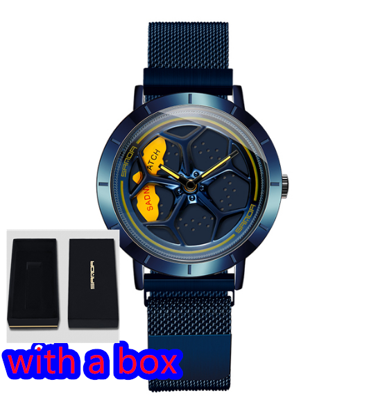 Sanda Wheel Quarz-Uhr – 43 mm, 30 m wasserdicht – Bild 6 | LuxeStyle