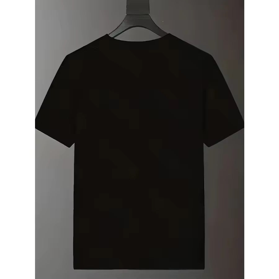 Gedrucktes Weitgeschnittenes Leichtes Kurzarmshirt