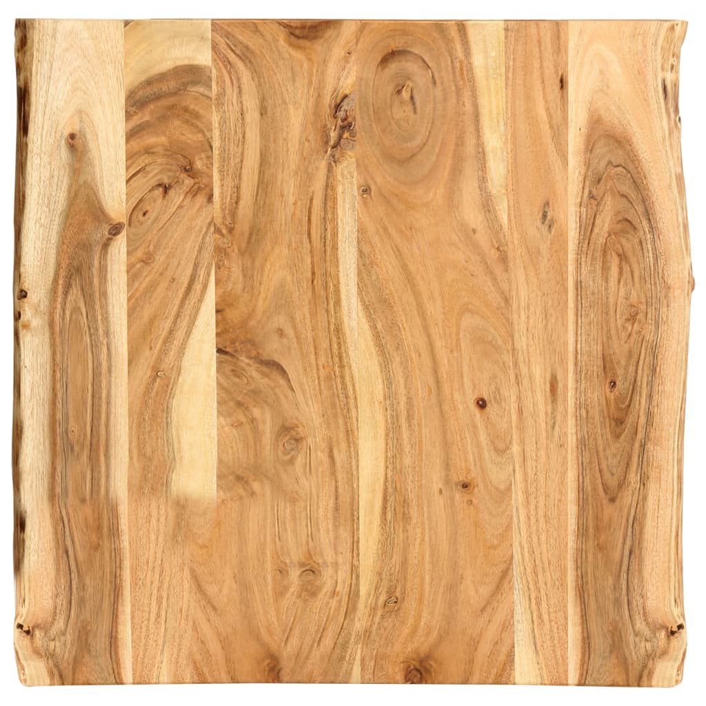 Akazienholz-Tischplatte 58x(50-60)x2.5 cm
