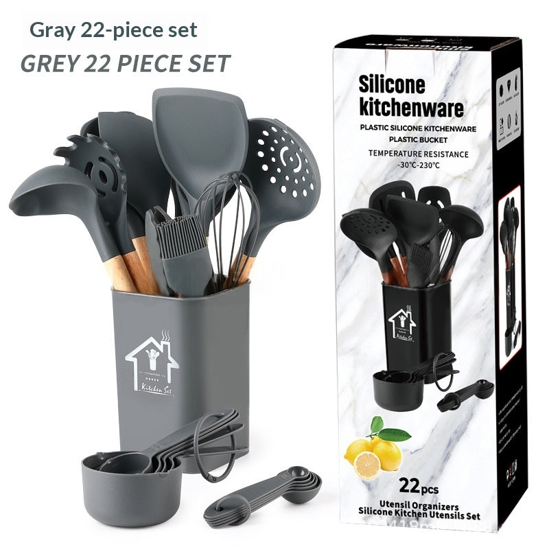 22-teiliges Küchenhelfer-Set aus Silikon – Bild 9 | LuxeStyle