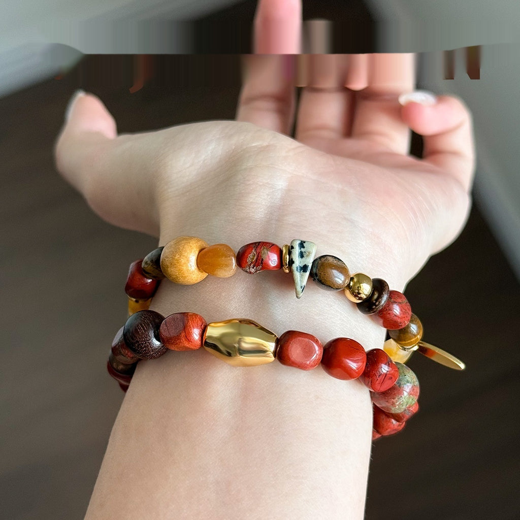 Rotes Steinarmband – Bild 6 | LuxeStyle