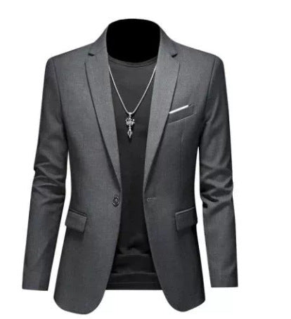 Herren Slim-Fit Blazer im koreanischen Stil