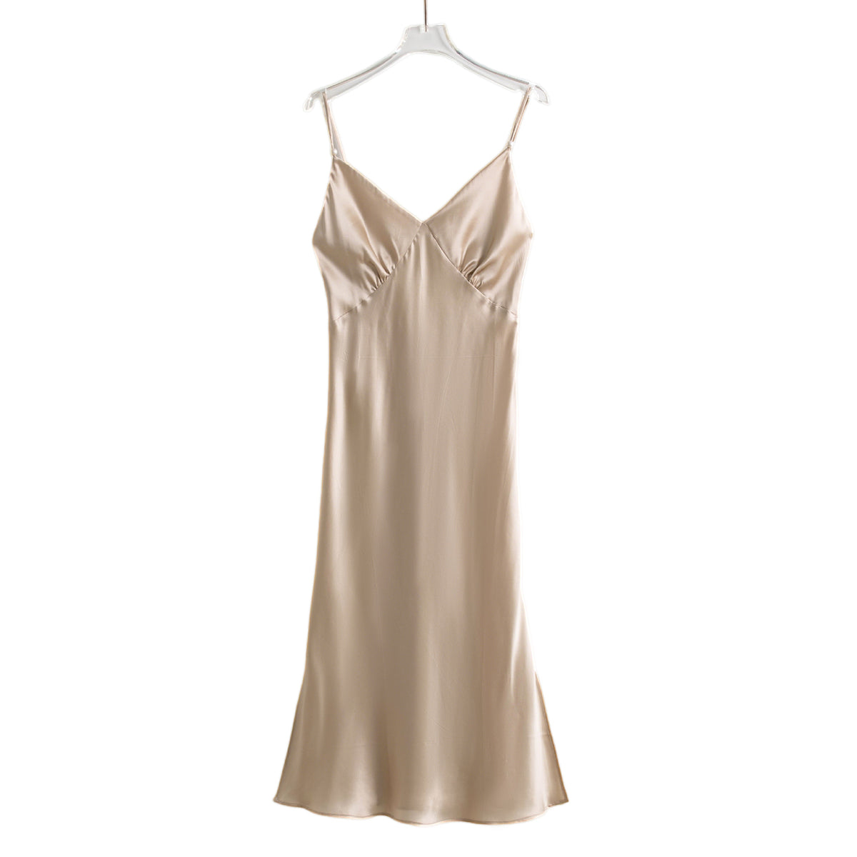 Seiden-Trägerkleid für Damen – Bild 3 | LuxeStyle