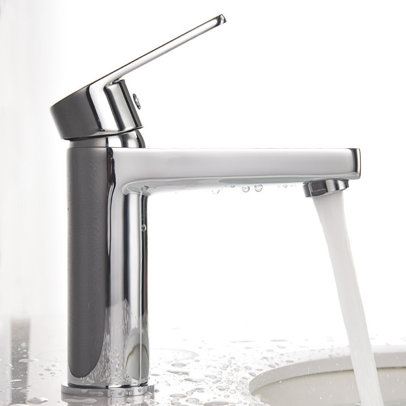 Quadratischer Kupfer-Wasserhahn für Waschtisch