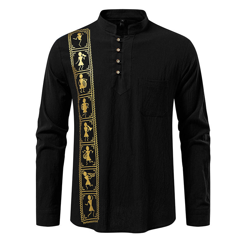 Herren Hemd aus Baumwolle-Leinen-Mix – Bild 10 | LuxeStyle