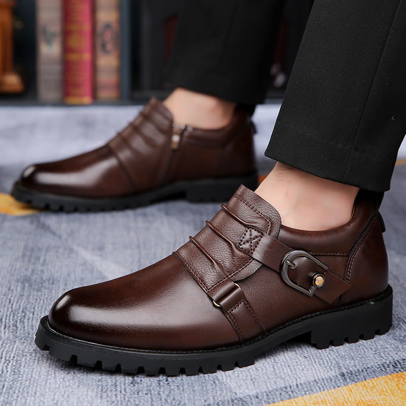 Retro Motorrad-Plateau-Schuhe für Herren – Bild 5 | LuxeStyle