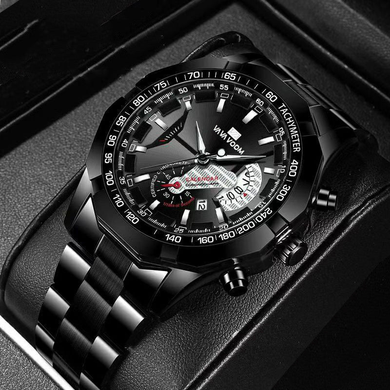 Herren Sport-Automatikuhr mit Leuchtzeigern – Bild 5 | LuxeStyle