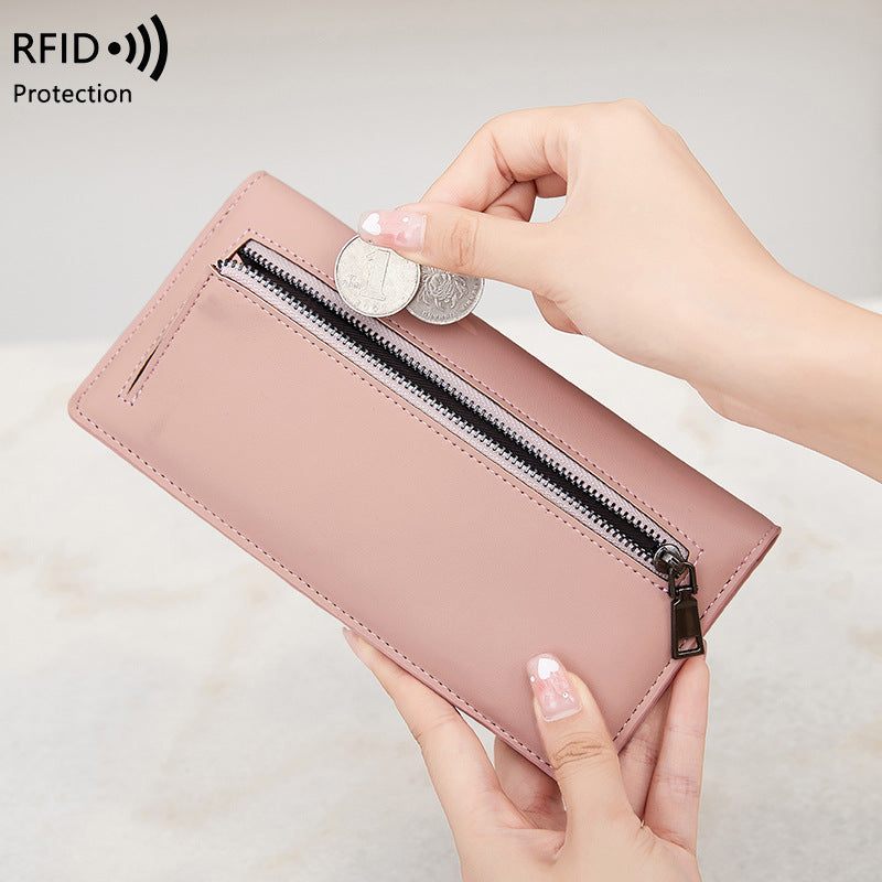 Einfaches Portemonnaie mit RFID-Schutz